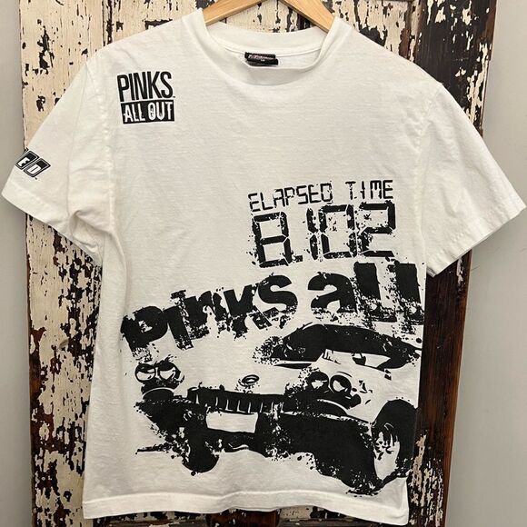 Pinks All Out TV Show Speed TV Shirt Size M. Racing Drag Racing Streetcar. - Picture 1 of 8